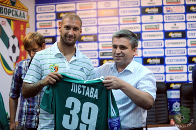 Ivan s dresem FC Vorskla Poltava